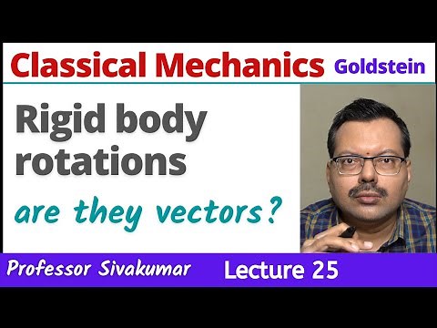 Classical Mechanics Lectures 25 | Finite and Infinitesimal Rotations | MSc Physics CSIR NET Physics