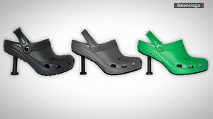 Crocs stilettos unveiled at Balenciaga fashion show
