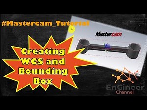 Creating WCS and Bounding Box in Mastercam #Mastercam_Tutorial