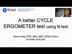 A better CYCLE ERGOMETER test: fit.test