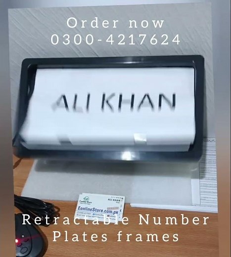 2PCS Electric Car License Plate Flipper, Flip Cover Design with Remote Control, Protect