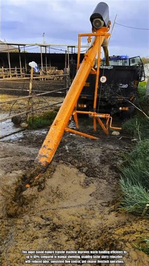 Best Innovation Manure Transfer Auger Machine: Best Efficient Slurry Pumping Solution