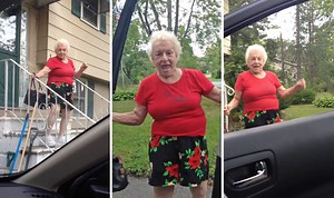Nimble 88-Year-Old Grandmother Loves to Dance Before Lunch with Granddaughter