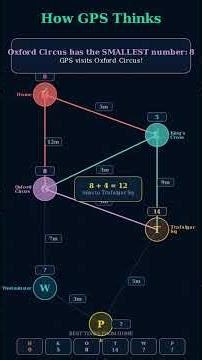 Dijkstra's Algorithm: Explained #interesting #maths #paradox #problemsolving #algorithm