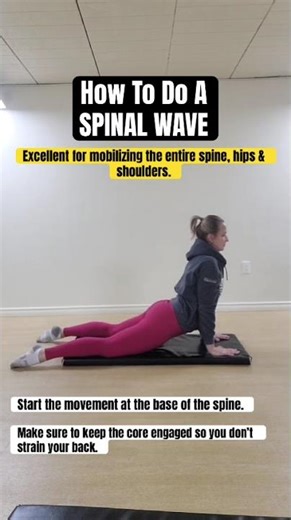 How to do a SPINAL WAVE