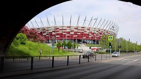 National Stadium in Warsaw, Poland Stock Footage - Video of narodowy, destination: 220772766