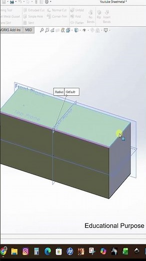 “How to Use Convert to Sheet Metal in SolidWorks | Step-by-Step Tutorial”