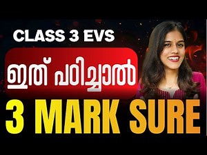 Class 3 EVS Onam Exam | 3 Marks Most Important Questions | Exam Winner