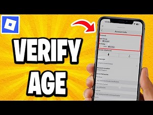 How To Verify Age On Roblox