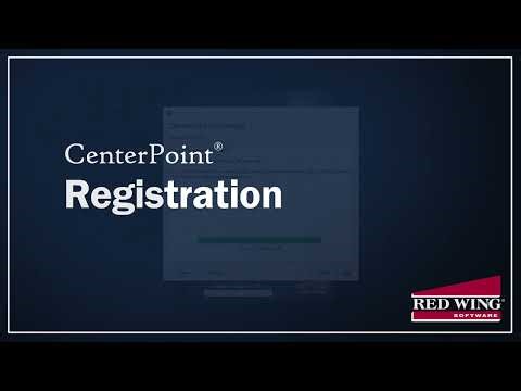How to Register CenterPoint