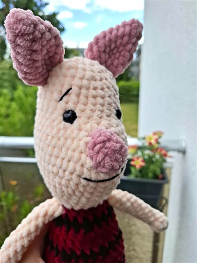Crochet Piglet Plush Toy | Winnie the Pooh Inspired - Etsy