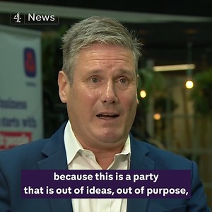"Pulling out of a TV debate when you want to be PM doesn't show very much confidence." Labour's Sir Keir Starmer says he is "astonished" Rishi Sunak and Liz Truss withdrew from a live TV Conservative leadership debate, adding he believes the Tory party is "out of purpose". | Channel 4 News