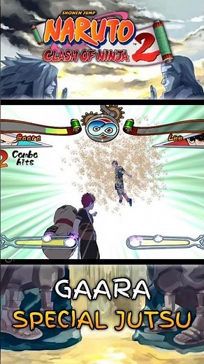 Gaara Special Jutsu - Naruto: Clash of Ninja 2 Gameplay | GameCube