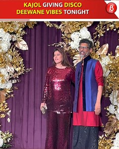 Kajol giving Disco Deewane vibes at Manish Malhotra's Diwali party. Kajol arrived all blinged-up for a Bollywood-style celebration at Manish Malhotra's home before Diwali. | Bollywood Bubble - Videos