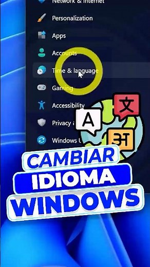 How to change the language in Windows 11. 💻✅ #windows #windows11 #Windows10 #Windows10