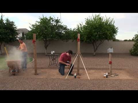 Fence Post Installation with Secure Set SP.