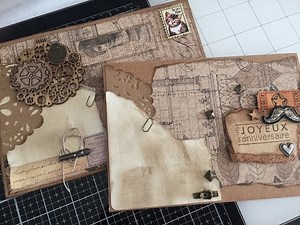 Scrap Tutorial: Vintage Happy Birthday Man Card...