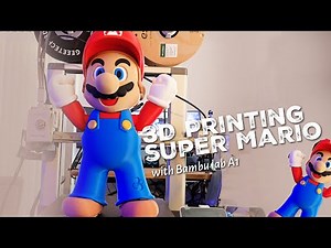 3D Printing Super Mario with Bambu lab A1