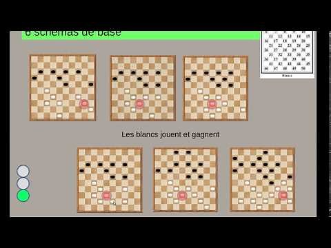 Jeu de Dames - draughts: le coup Philippe