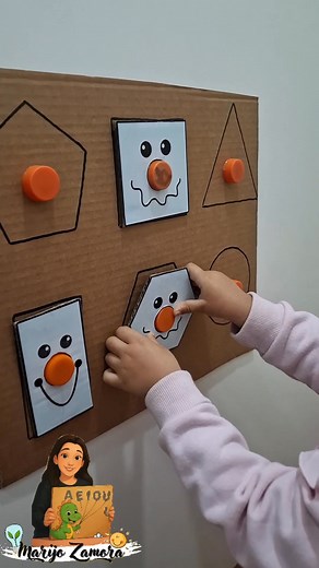 Un entretenido juego de las figuras geométricas 🔴 🔺️ 🔵 🟧 #maestrascreativas #kindergartenactivities #school #diyactivitiesforkids #preescolar #actividadesinfantiles | Marijo Zamora