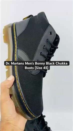 Dr. Martens Men's Bonny Black Chukka Boots (Size 45) #drmartens #prelovedtreasures #secondhandshoes