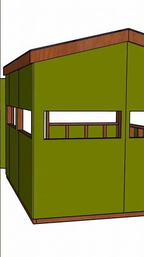 DIY 8x10 Hunting Blind Plans #deerblind #hunting #deerstand