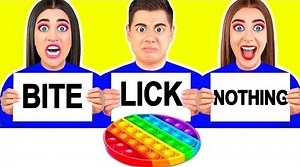 4.8K views · 178 reactions | Bite, Lick or Nothing Challenge #2 Kaboom Zoom | Zoom Zoom | Facebook