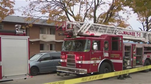 Milwaukee apartment fire near 1st and Layton