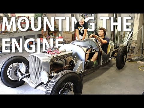 Finally Installing the Engine! | Homemade Boat-tail Speedster Pt. 59
