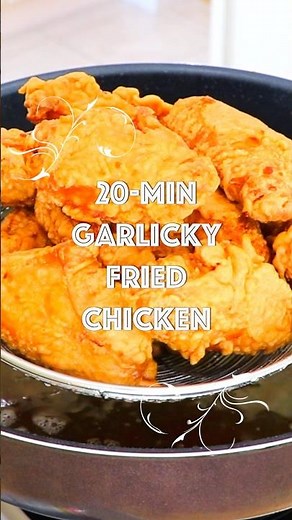 Perfectly Crispy Garlic Chicken Wings Every Time #foodhack #recipe #homemade
