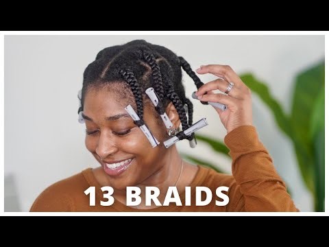 Lazy Braid Out with ONLY 13 BRAIDS!