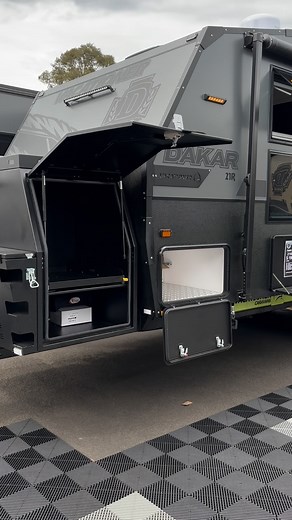 Vacationer Dakar 21R Experience The Ultimate Off-Road Adventure With The Dakar. Comes With Heaps Of Features Including Lots Of Storage 🚐 #vacationercaravans #offgrid #offroad #caravanlife #aluminiumframe | Vacationer Caravans