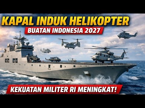 PT PAL Ready to Build Indonesian-Made Helicopter Carrier (LHD) by 2027 | Indonesian Military Stre...