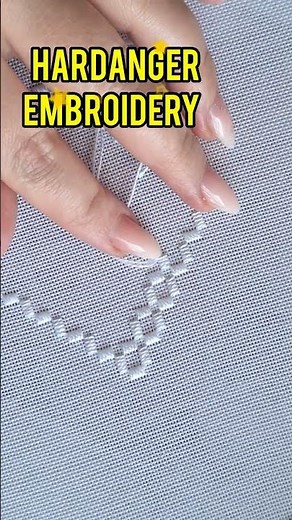 Hardanger embroidery techniques tutorial #handembroidery #hardanger