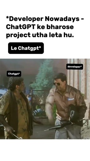 When developer relies on ChatGPT 😤