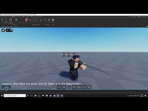 SCRIPTED WILD WEST GUN SYSTEM - ROBLOX SHOWCASE