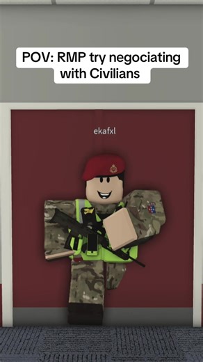 RMP Negotiation Strategies with Civilians in Roblox