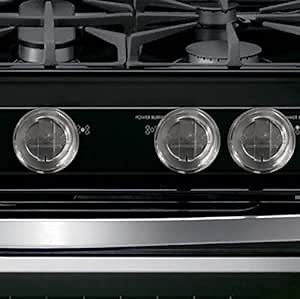 Jool Baby Clear Stove Knob Covers (5 Pack) Child Safety Guards, Durable Design - Baby Proof