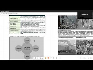 Geography Grade 12 Economics Geography