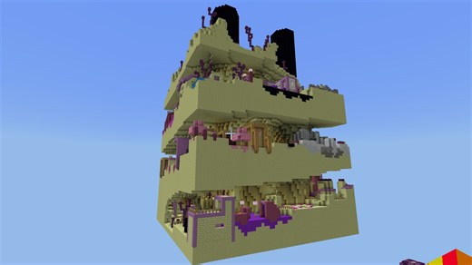 Minecraft Dimension Parkour 1060秒通关