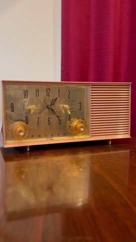 1950s Philco AM Clock Radio – Working Vintage Retro Decor - Etsy