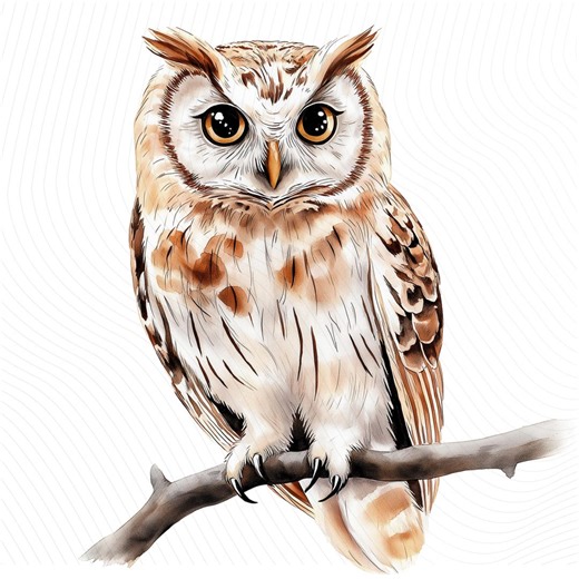 Owl Clipart, Hyper Realistic Owl Clipart, Woodland Animals, Paper Craft, Junk Journals, Digital Download, - Etsy Canada