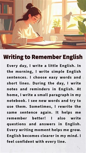Learn English by Writing | Daily Writing Practice for Beginners | English Podcast