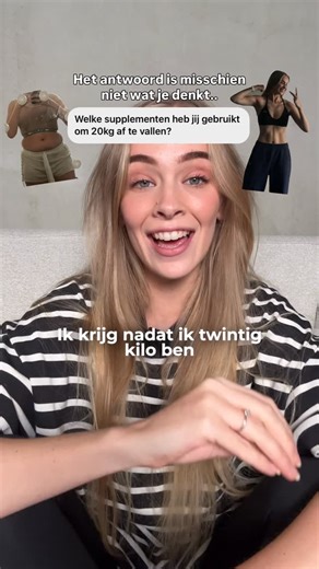 Pam in de gym | Afvallen zonder honger! on Instagram: "Welke supplementen heb je gebruikt OM 20kg af te vallen… ❌❌❌ GEEN!! Er zijn geen supplementen die er voor zorgen dat je afvalt!! 0, noppes nadaaa‼️ Maar ja er zijn wel supplementen die het makkelijker kunnen maken om te eten in een calorietekort 👉 die ervoor zorgt dat je afvalt🤝 Good to know: supplementen zijn extra!! Je voeding aanpassen blijft (helaas😝) echt key🙌 Je kan namelijk al deze producten gebruiken en alsnog niet in een calorie