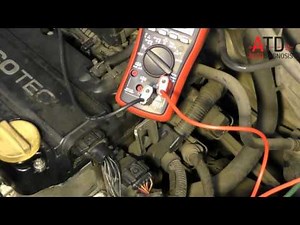 Checking Lambda probe in gasoline engine.