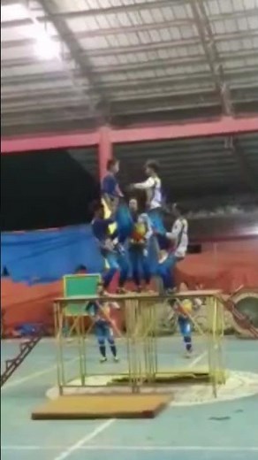human pyramid formation 5 #acrobatics #circus #stunt
