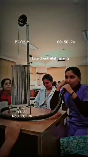 “Breaking News: My Lungs Work | Vital Capacity Measurement”#nursing#spirometry#practice