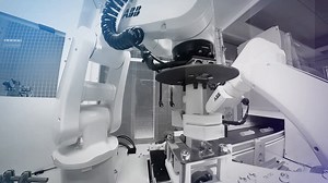 ABB Collaborative Robots in Automated Assembly Line Demonstration