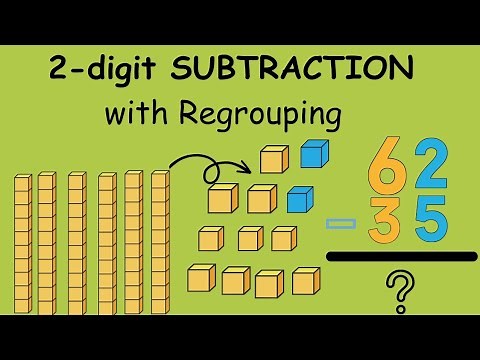 Subtraction with Regrouping | Subtraction of double digits | 2 methods of Subtraction