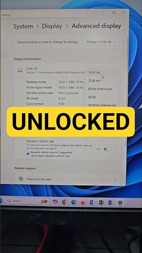 Unlock Your Monitor's Full Speed (Windows 11) 🖥️